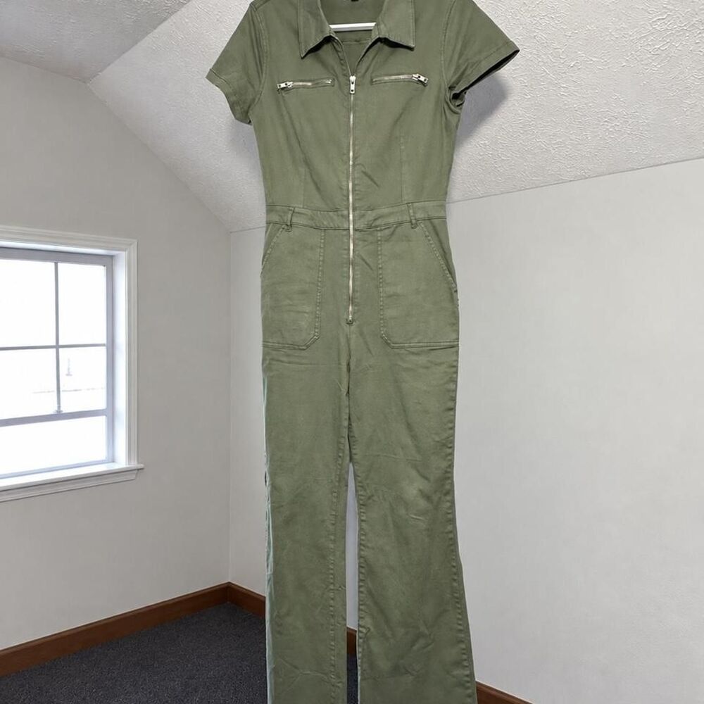 Pistola Women's Green and Khaki Jumpsuit